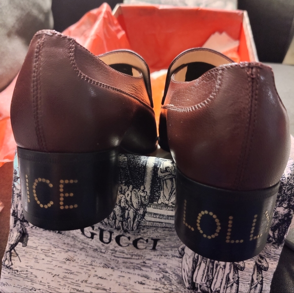 Authentic Gucci women Quentin Chain Loafer New - Picture 6 of 6